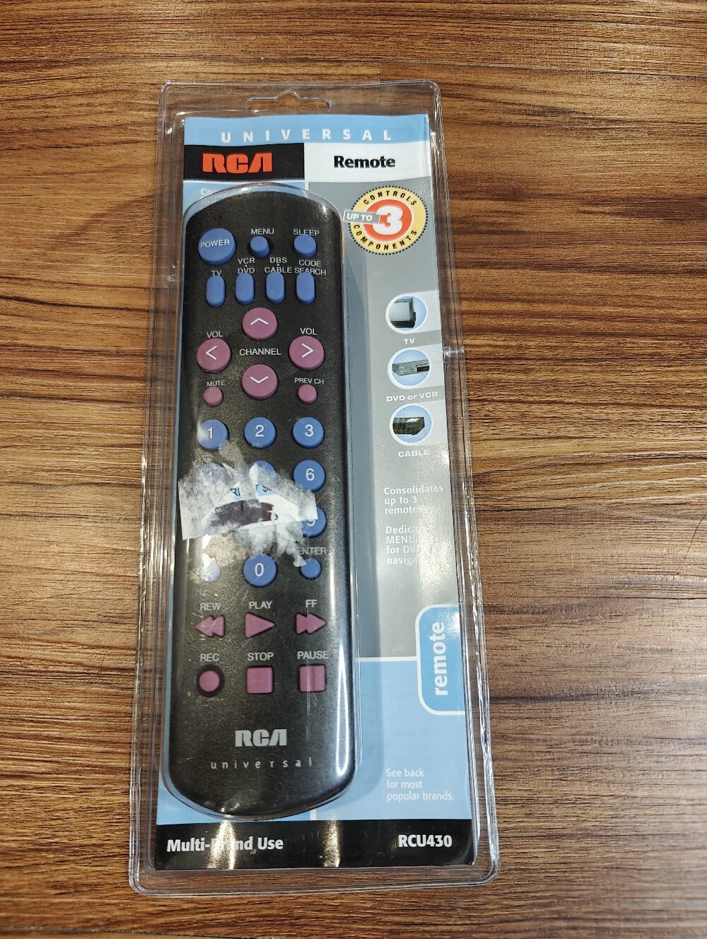 RCA RCU430 Multi-Brand Universal Remote Control